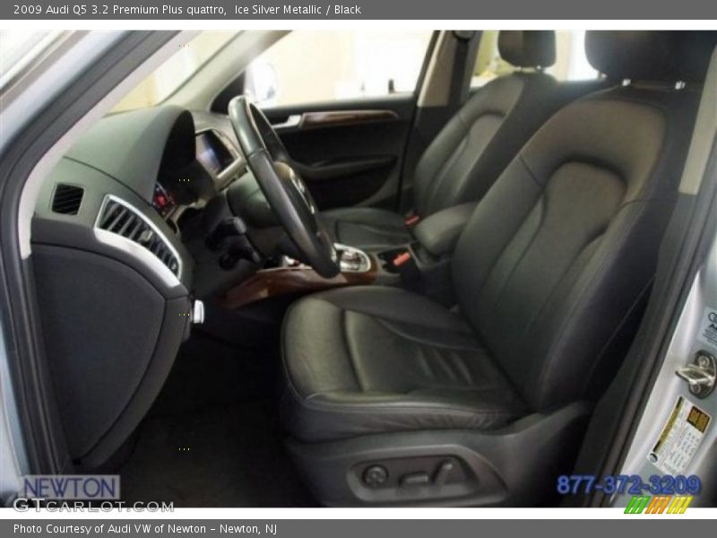 Ice Silver Metallic / Black 2009 Audi Q5 3.2 Premium Plus quattro