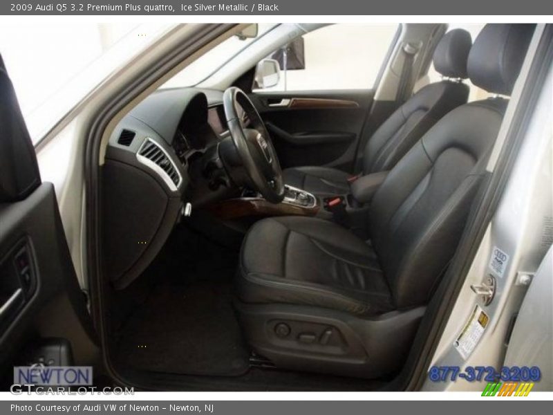 Ice Silver Metallic / Black 2009 Audi Q5 3.2 Premium Plus quattro