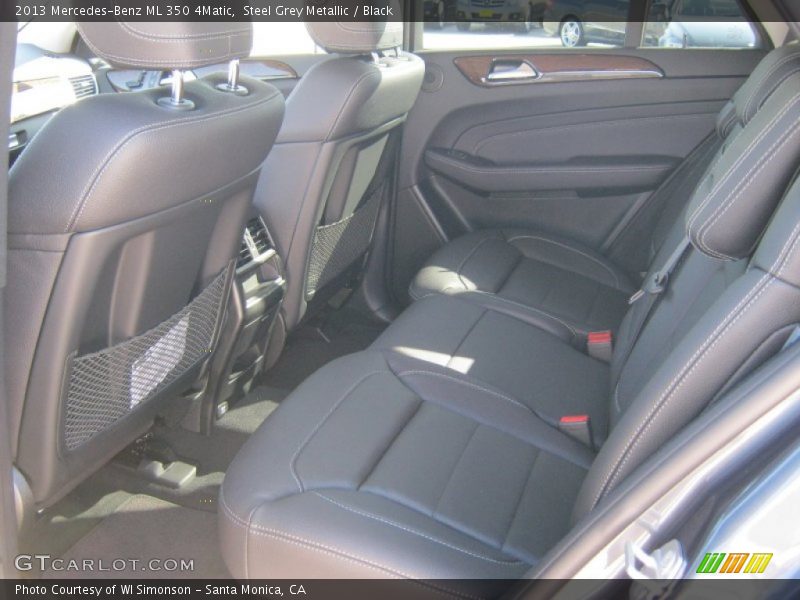 Steel Grey Metallic / Black 2013 Mercedes-Benz ML 350 4Matic
