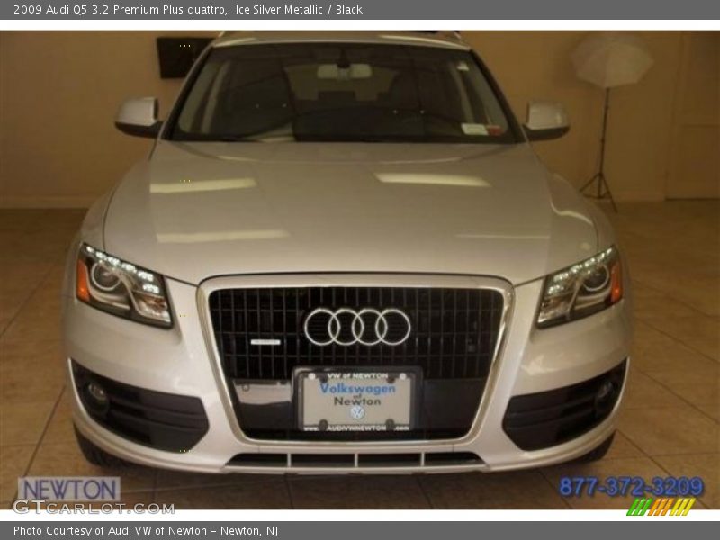 Ice Silver Metallic / Black 2009 Audi Q5 3.2 Premium Plus quattro