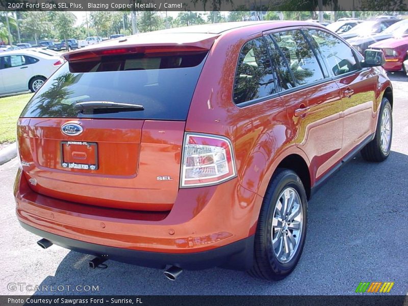 Blazing Copper Metallic / Camel 2007 Ford Edge SEL Plus