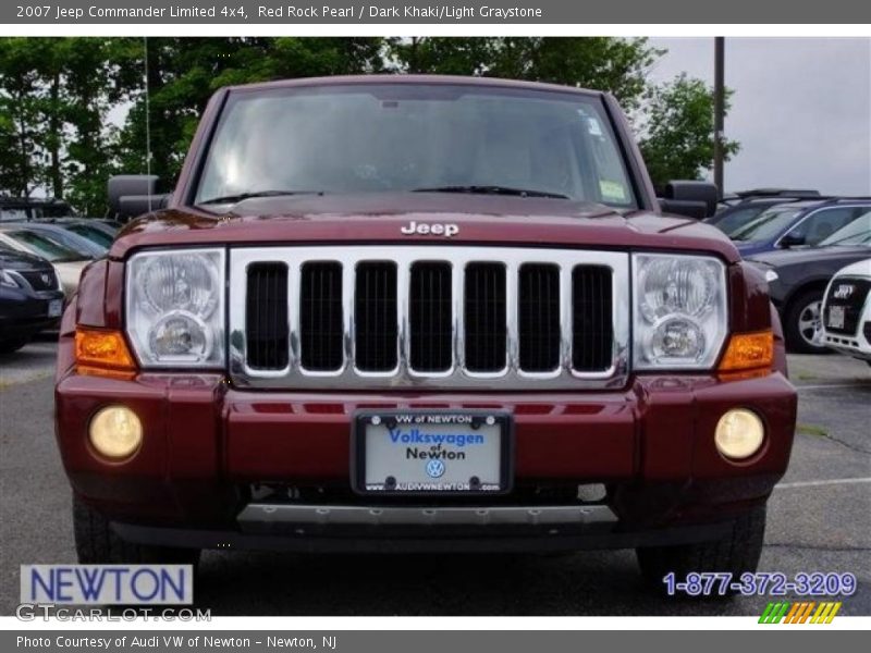 Red Rock Pearl / Dark Khaki/Light Graystone 2007 Jeep Commander Limited 4x4