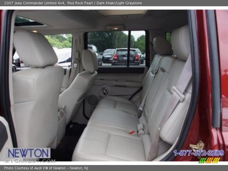 Red Rock Pearl / Dark Khaki/Light Graystone 2007 Jeep Commander Limited 4x4