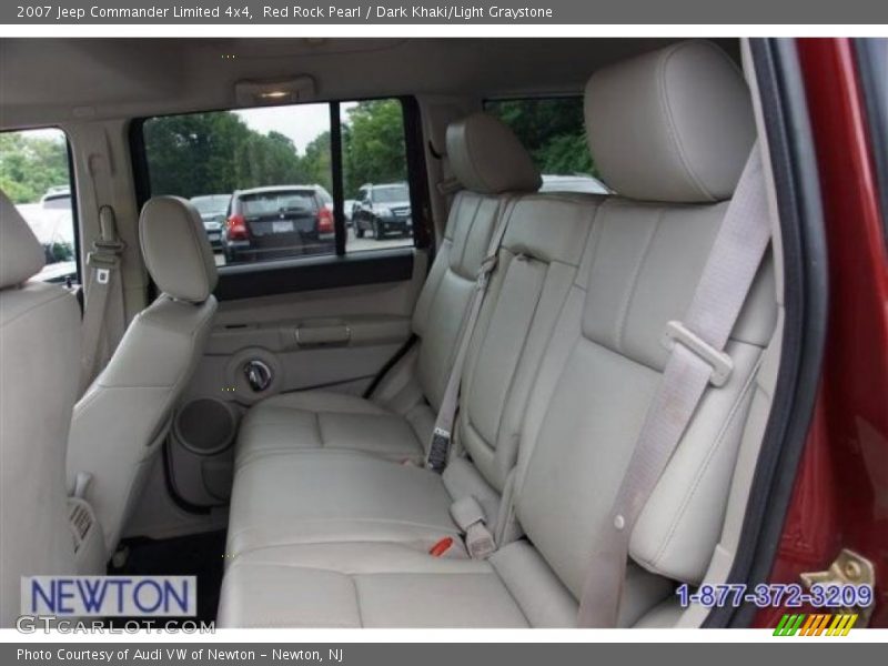 Red Rock Pearl / Dark Khaki/Light Graystone 2007 Jeep Commander Limited 4x4