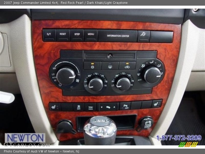 Red Rock Pearl / Dark Khaki/Light Graystone 2007 Jeep Commander Limited 4x4