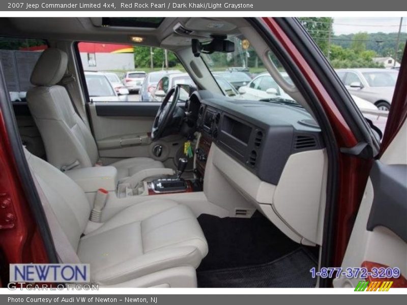 Red Rock Pearl / Dark Khaki/Light Graystone 2007 Jeep Commander Limited 4x4
