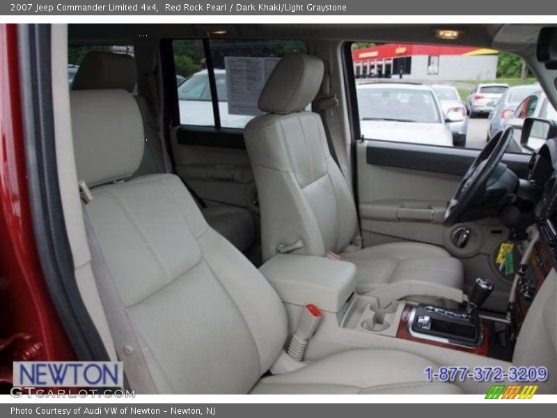 Red Rock Pearl / Dark Khaki/Light Graystone 2007 Jeep Commander Limited 4x4