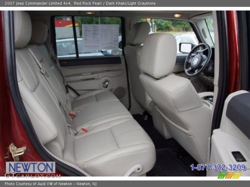 Red Rock Pearl / Dark Khaki/Light Graystone 2007 Jeep Commander Limited 4x4