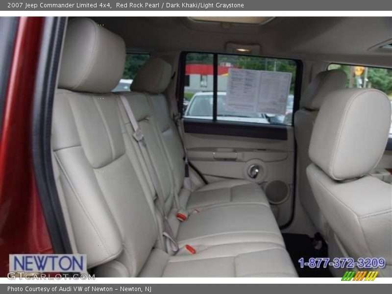 Red Rock Pearl / Dark Khaki/Light Graystone 2007 Jeep Commander Limited 4x4