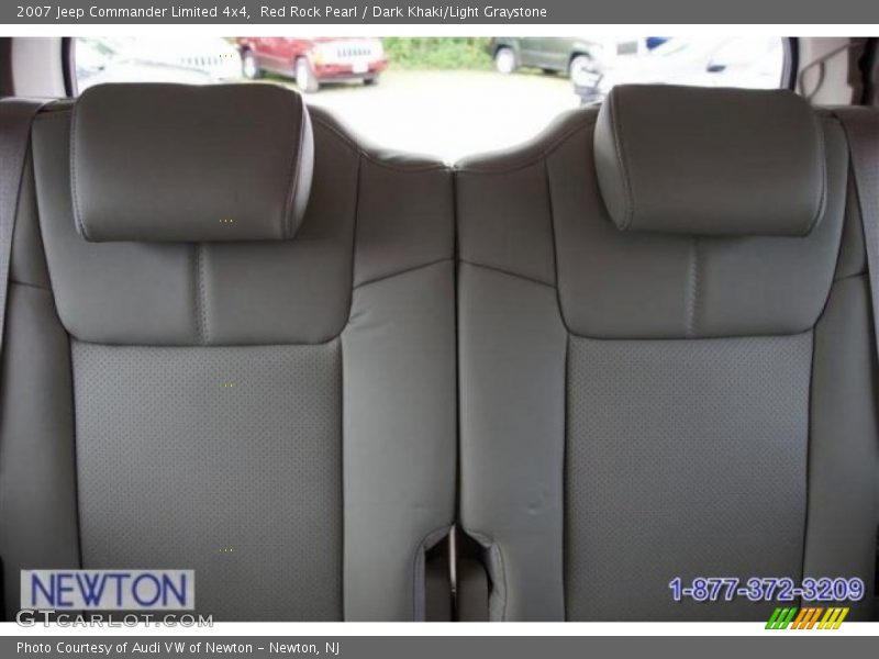 Red Rock Pearl / Dark Khaki/Light Graystone 2007 Jeep Commander Limited 4x4