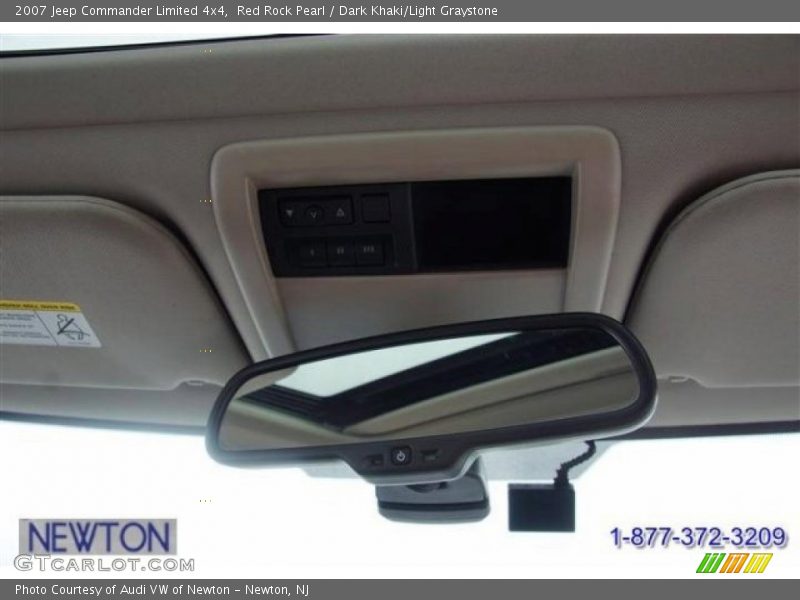 Red Rock Pearl / Dark Khaki/Light Graystone 2007 Jeep Commander Limited 4x4