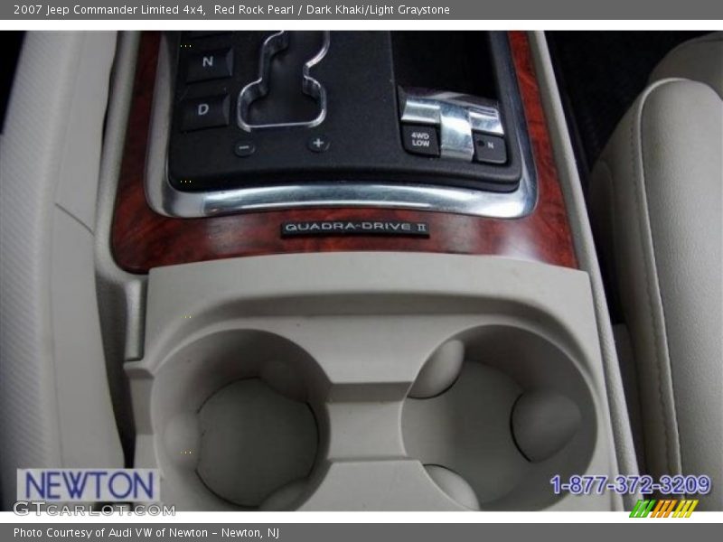 Red Rock Pearl / Dark Khaki/Light Graystone 2007 Jeep Commander Limited 4x4