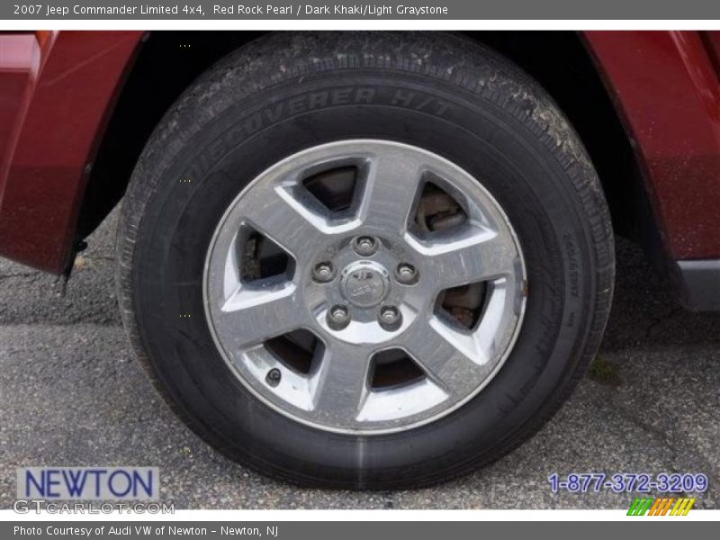 Red Rock Pearl / Dark Khaki/Light Graystone 2007 Jeep Commander Limited 4x4