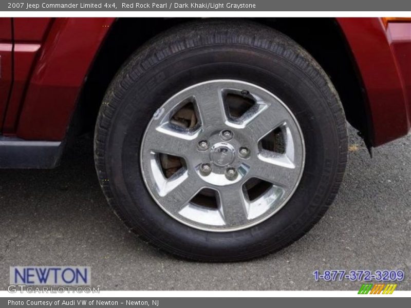 Red Rock Pearl / Dark Khaki/Light Graystone 2007 Jeep Commander Limited 4x4