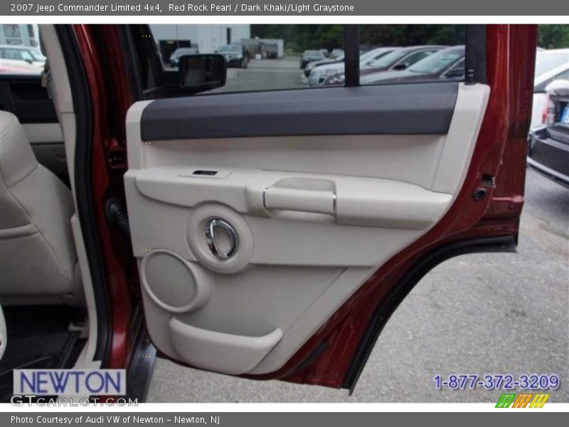 Red Rock Pearl / Dark Khaki/Light Graystone 2007 Jeep Commander Limited 4x4