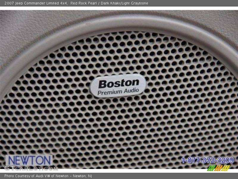 Red Rock Pearl / Dark Khaki/Light Graystone 2007 Jeep Commander Limited 4x4