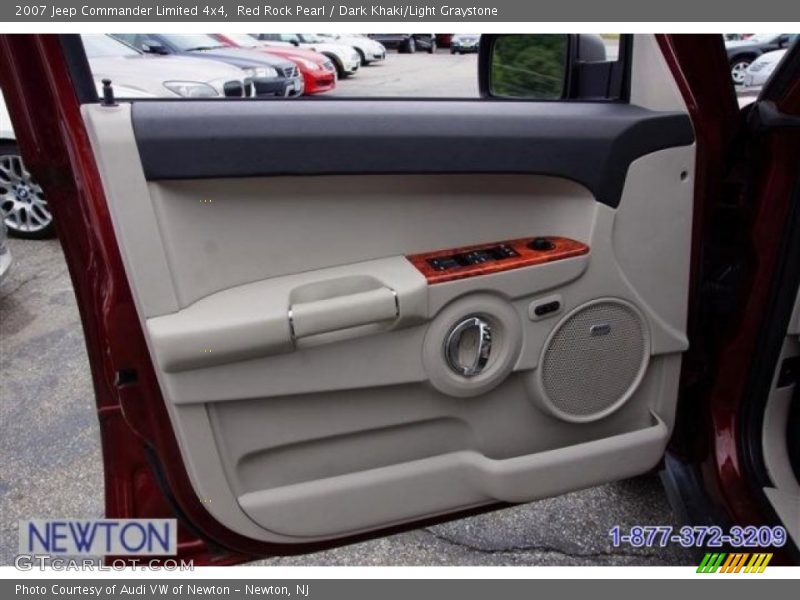 Red Rock Pearl / Dark Khaki/Light Graystone 2007 Jeep Commander Limited 4x4