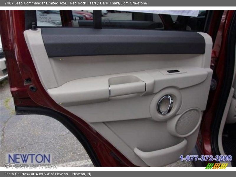 Red Rock Pearl / Dark Khaki/Light Graystone 2007 Jeep Commander Limited 4x4