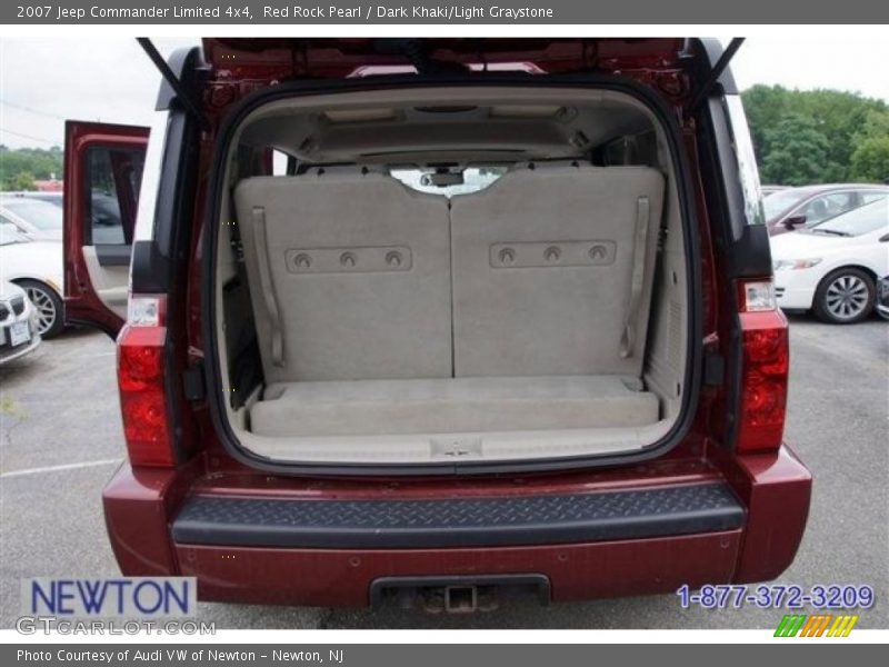 Red Rock Pearl / Dark Khaki/Light Graystone 2007 Jeep Commander Limited 4x4