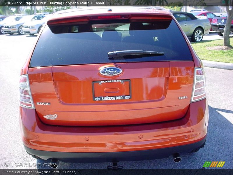 Blazing Copper Metallic / Camel 2007 Ford Edge SEL Plus