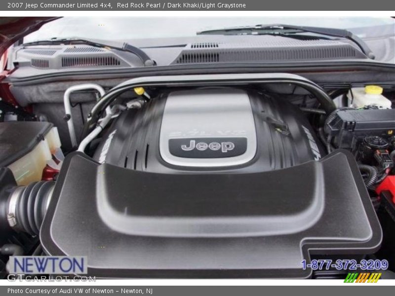 Red Rock Pearl / Dark Khaki/Light Graystone 2007 Jeep Commander Limited 4x4