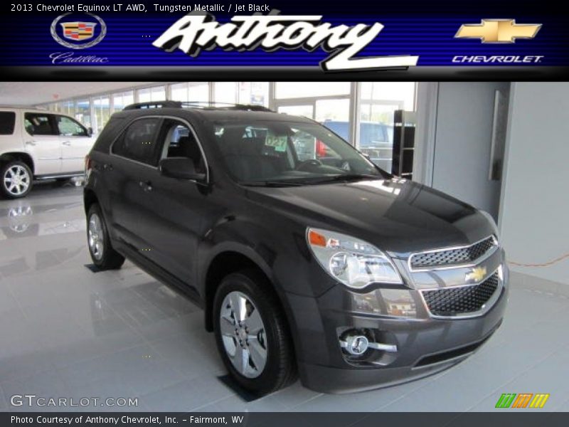 Tungsten Metallic / Jet Black 2013 Chevrolet Equinox LT AWD