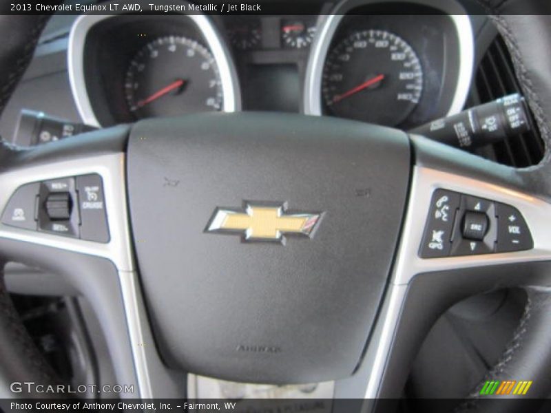 Tungsten Metallic / Jet Black 2013 Chevrolet Equinox LT AWD