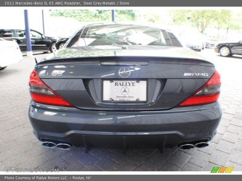 Steel Grey Metallic / Stone 2011 Mercedes-Benz SL 63 AMG Roadster