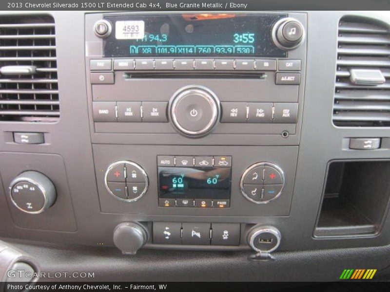 Controls of 2013 Silverado 1500 LT Extended Cab 4x4