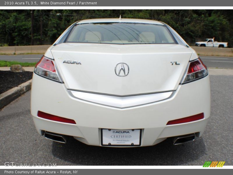 White Diamond Pearl / Parchment 2010 Acura TL 3.5