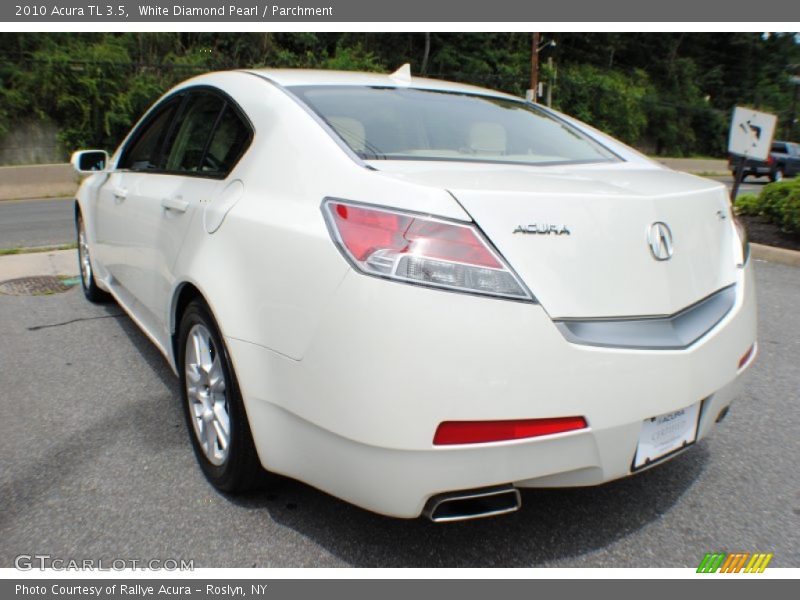 White Diamond Pearl / Parchment 2010 Acura TL 3.5