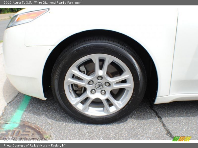 White Diamond Pearl / Parchment 2010 Acura TL 3.5