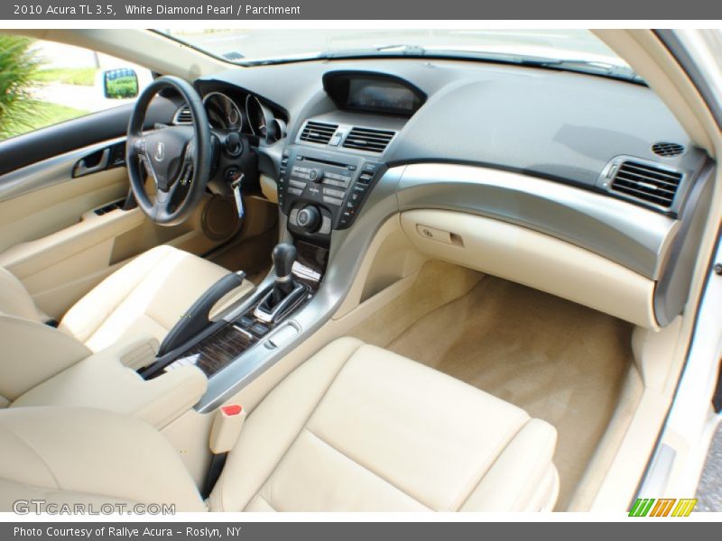 White Diamond Pearl / Parchment 2010 Acura TL 3.5