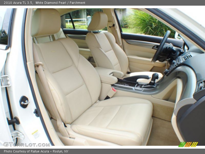 White Diamond Pearl / Parchment 2010 Acura TL 3.5
