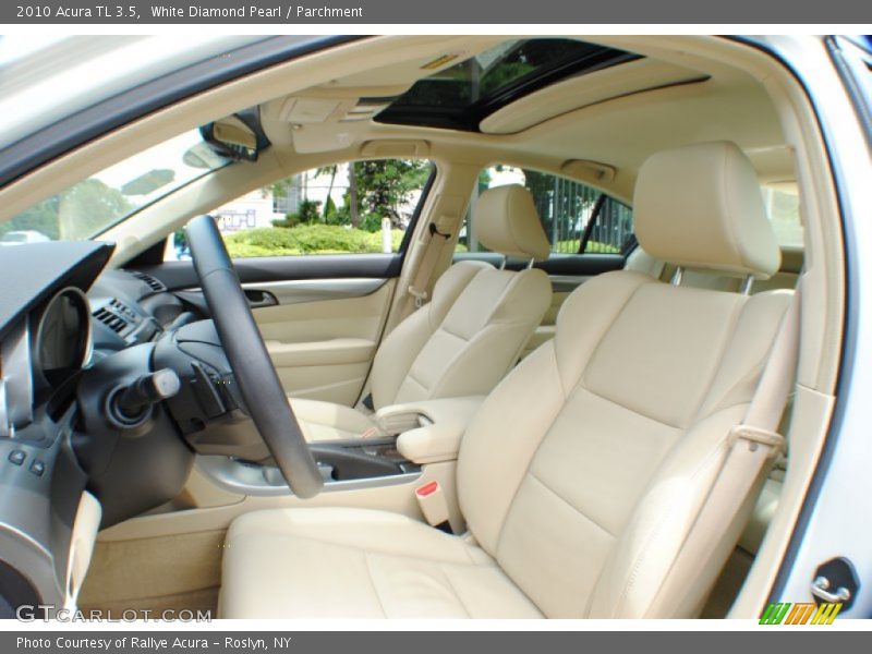 White Diamond Pearl / Parchment 2010 Acura TL 3.5
