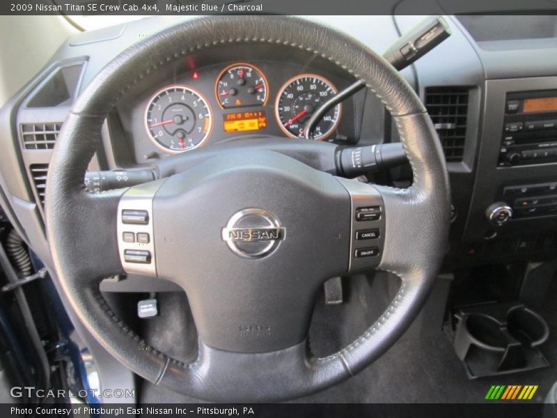 Majestic Blue / Charcoal 2009 Nissan Titan SE Crew Cab 4x4