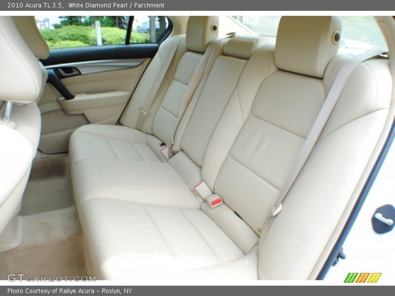 White Diamond Pearl / Parchment 2010 Acura TL 3.5
