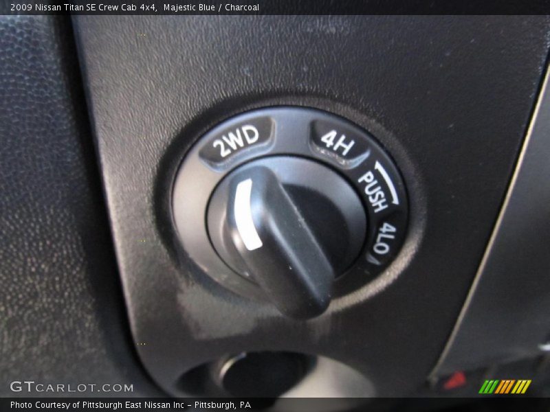 Majestic Blue / Charcoal 2009 Nissan Titan SE Crew Cab 4x4