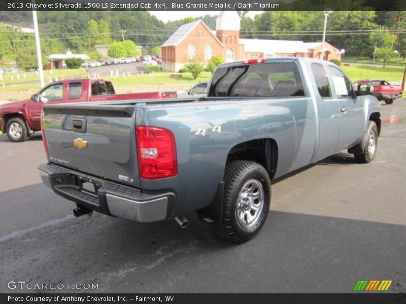 Blue Granite Metallic / Dark Titanium 2013 Chevrolet Silverado 1500 LS Extended Cab 4x4