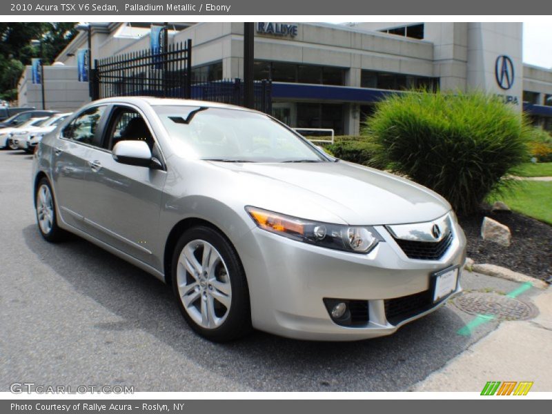 Palladium Metallic / Ebony 2010 Acura TSX V6 Sedan