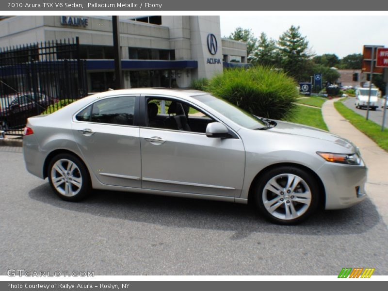 Palladium Metallic / Ebony 2010 Acura TSX V6 Sedan