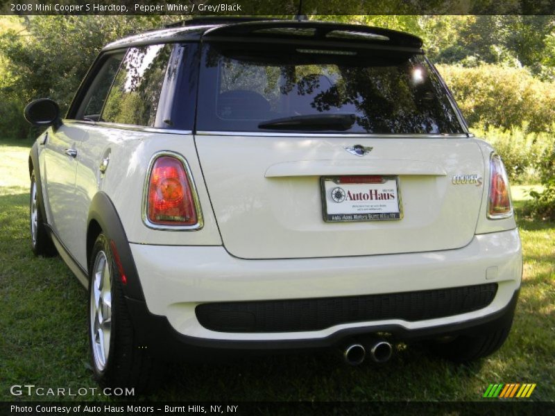 Pepper White / Grey/Black 2008 Mini Cooper S Hardtop