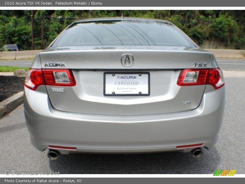 Palladium Metallic / Ebony 2010 Acura TSX V6 Sedan