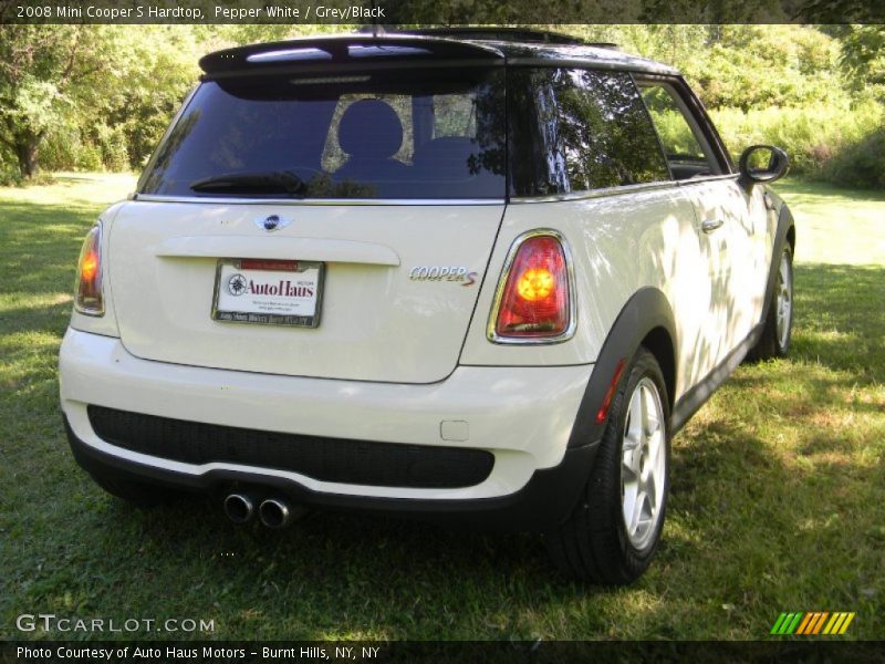 Pepper White / Grey/Black 2008 Mini Cooper S Hardtop