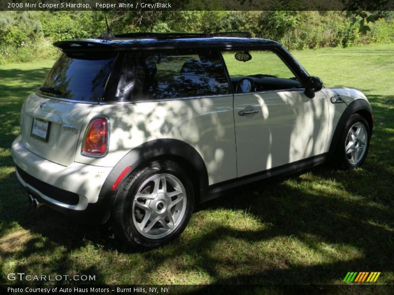 Pepper White / Grey/Black 2008 Mini Cooper S Hardtop