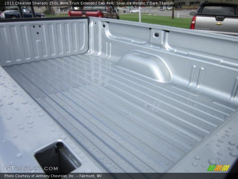 Silver Ice Metallic / Dark Titanium 2013 Chevrolet Silverado 1500 Work Truck Extended Cab 4x4