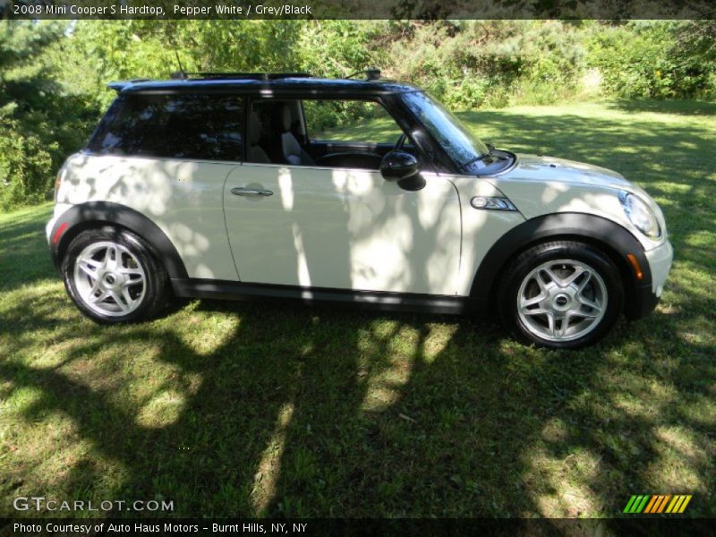 Pepper White / Grey/Black 2008 Mini Cooper S Hardtop