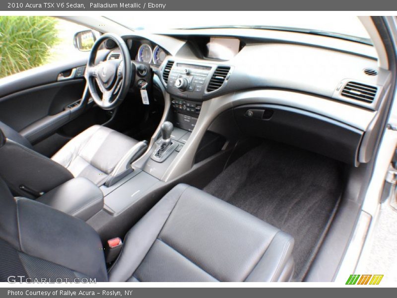 Palladium Metallic / Ebony 2010 Acura TSX V6 Sedan