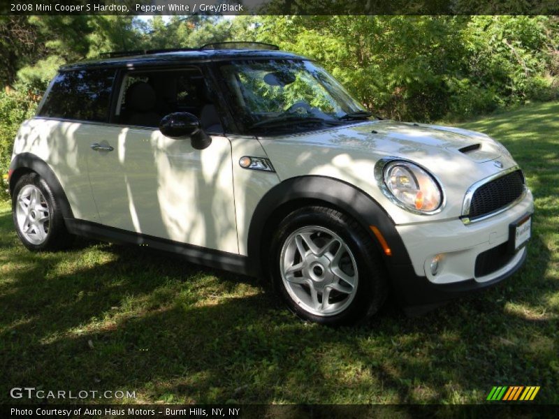 Pepper White / Grey/Black 2008 Mini Cooper S Hardtop