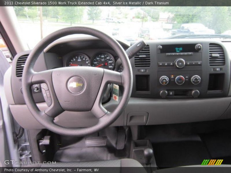 Dashboard of 2013 Silverado 1500 Work Truck Extended Cab 4x4